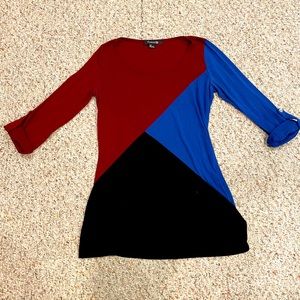 Forever 21 Colorblock Tunic Size Small